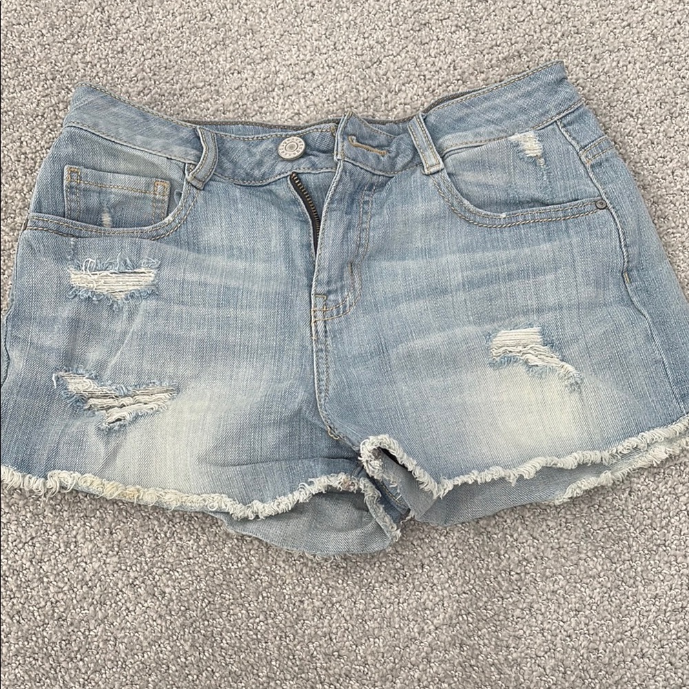 Denim Shorts.